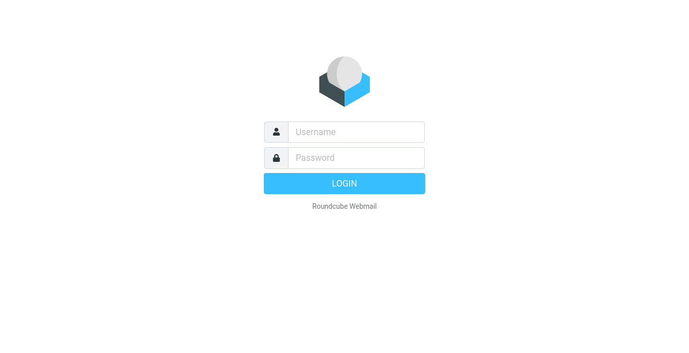 Roundcube Webmail login