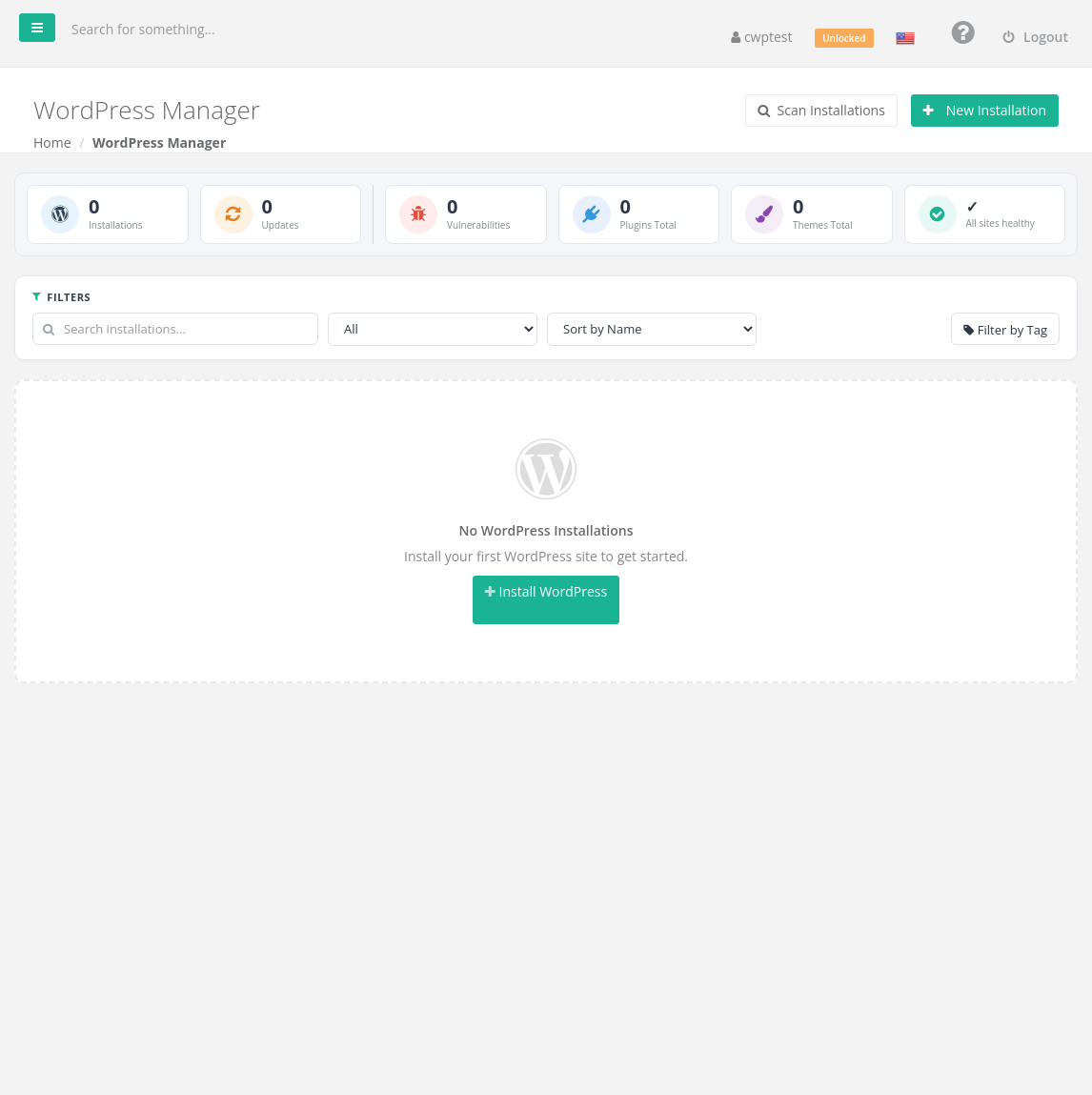 WordPress Manager